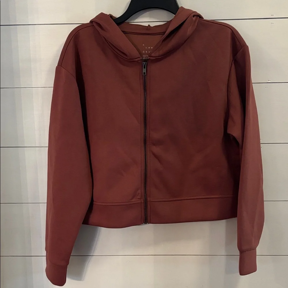 Women's knit Jacket with Hood - Picture 1 of 5